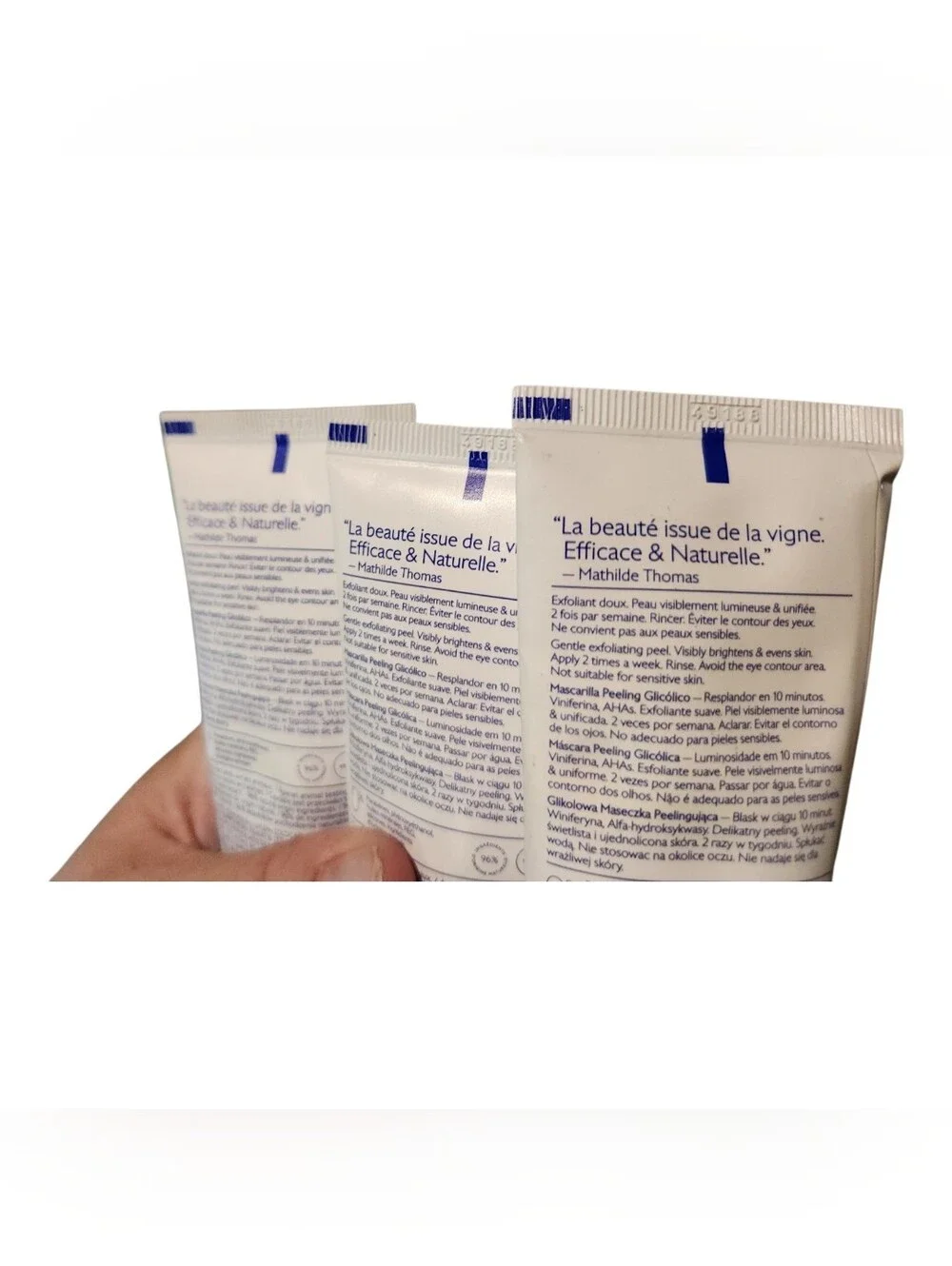 Caudalie Vinoperfect Glycolic Peel Mask 2.5 oz Sealed Tube 3 Pack Fast Ship.